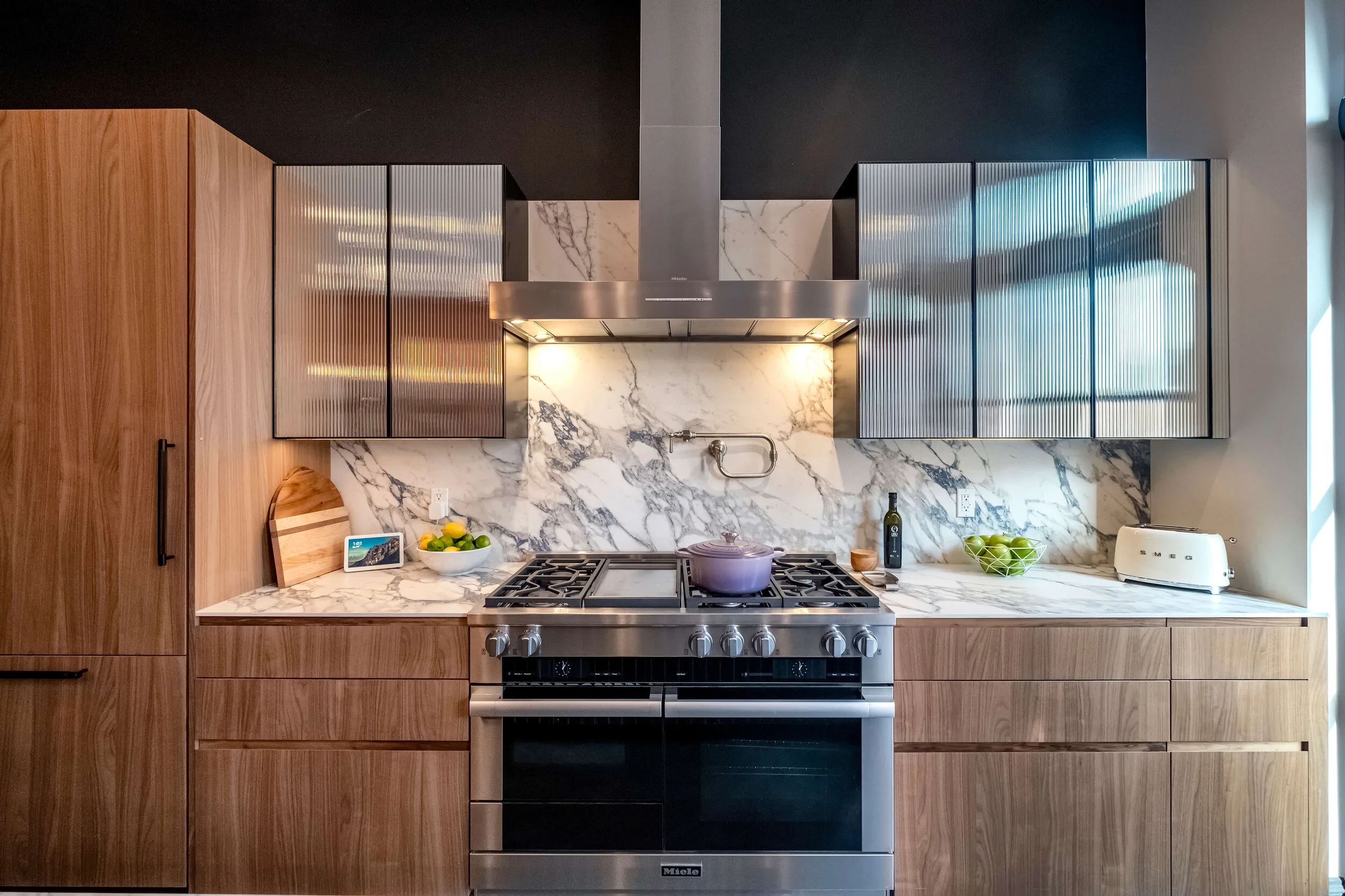 Historic Firehouse Renovation — kitchen and dining area