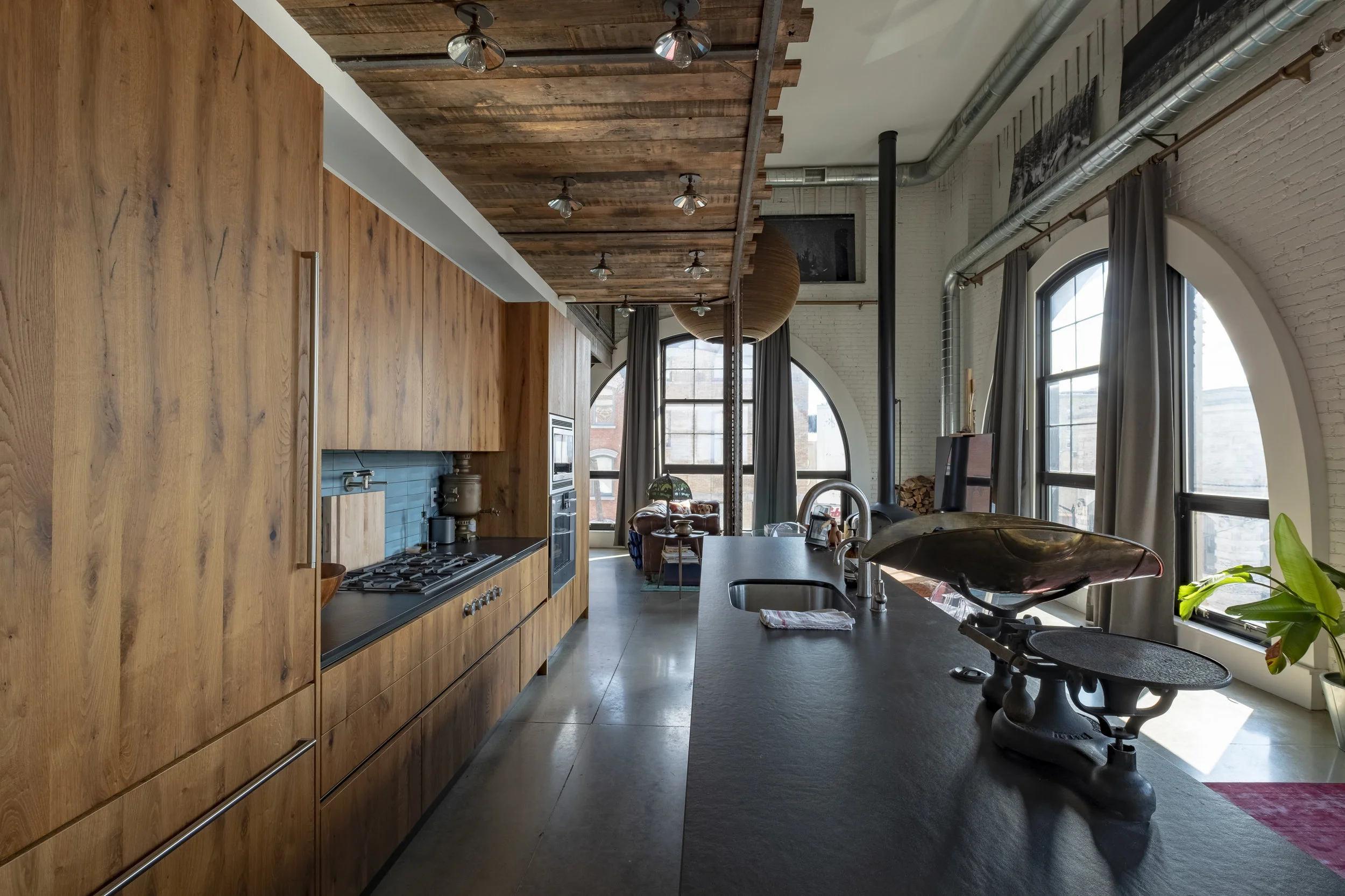 Industrial Loft, Jersey City — interior
