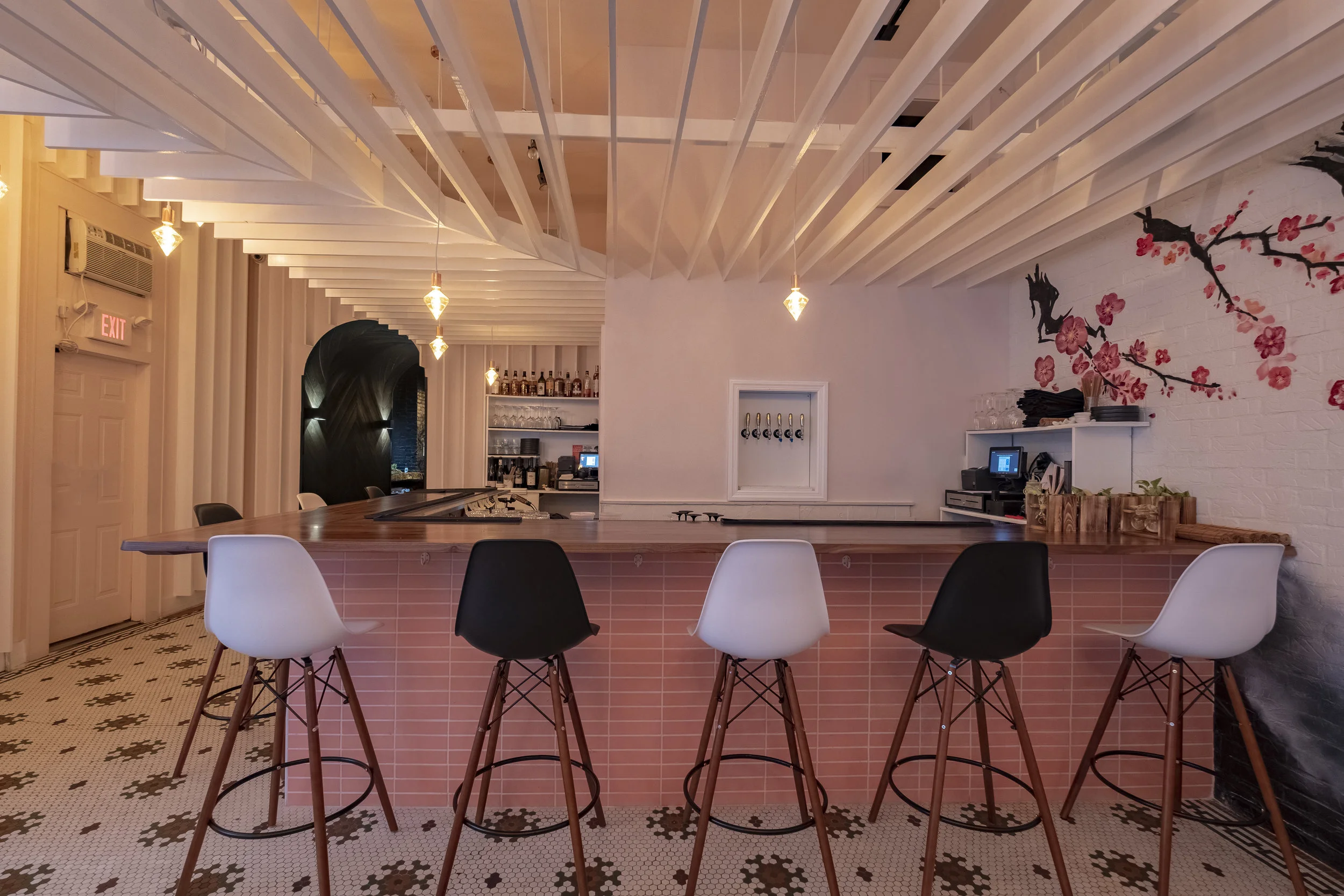 Saku, Hoboken — light dining room