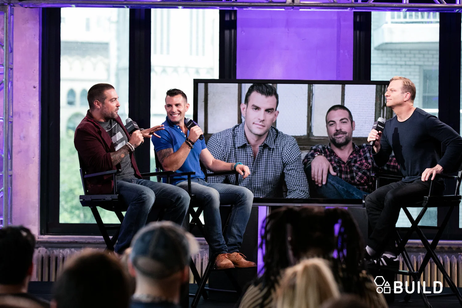 AOL Build — on stage