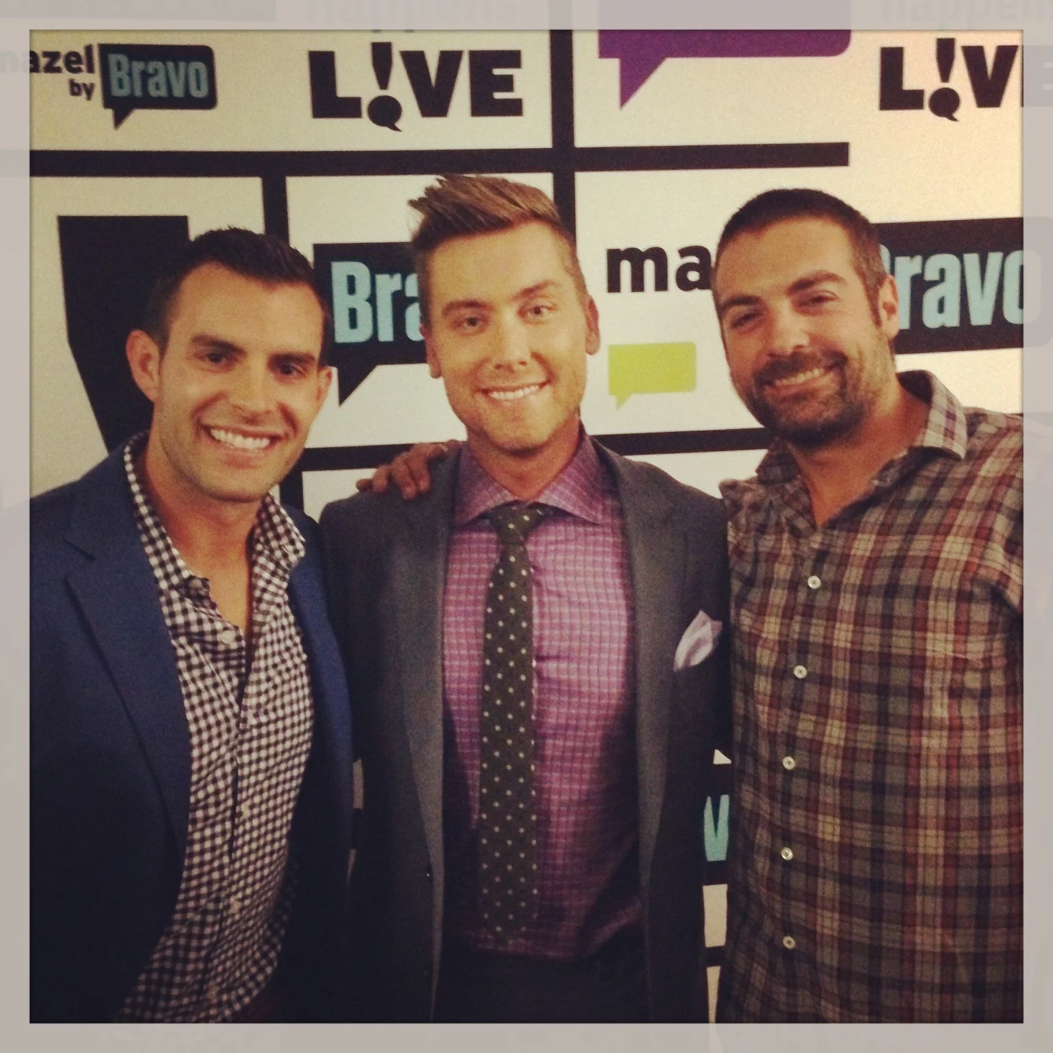 Hangin’ with Lance Bass at WWHL